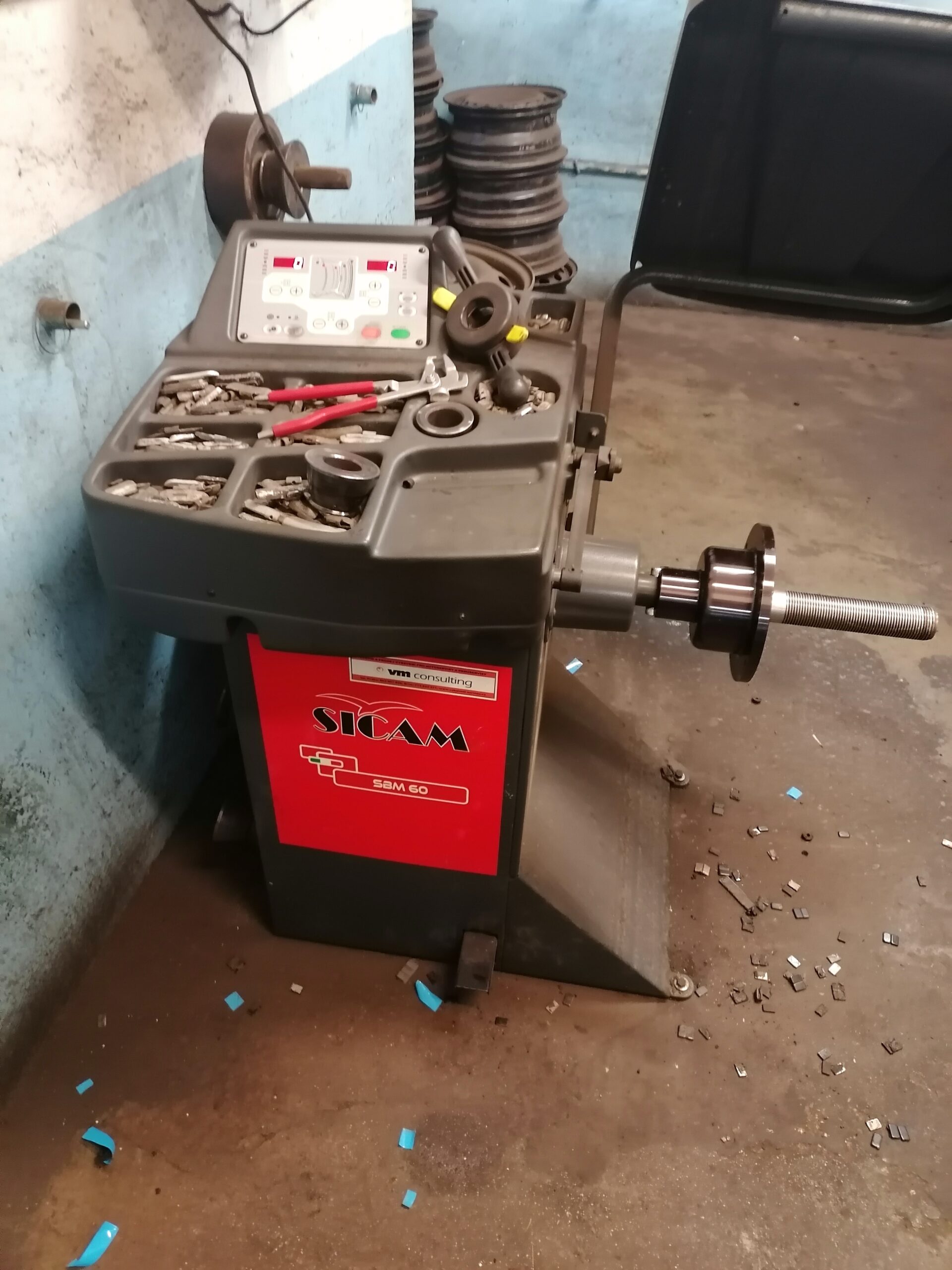 Malá vyvažovačka Sicam SBM 60