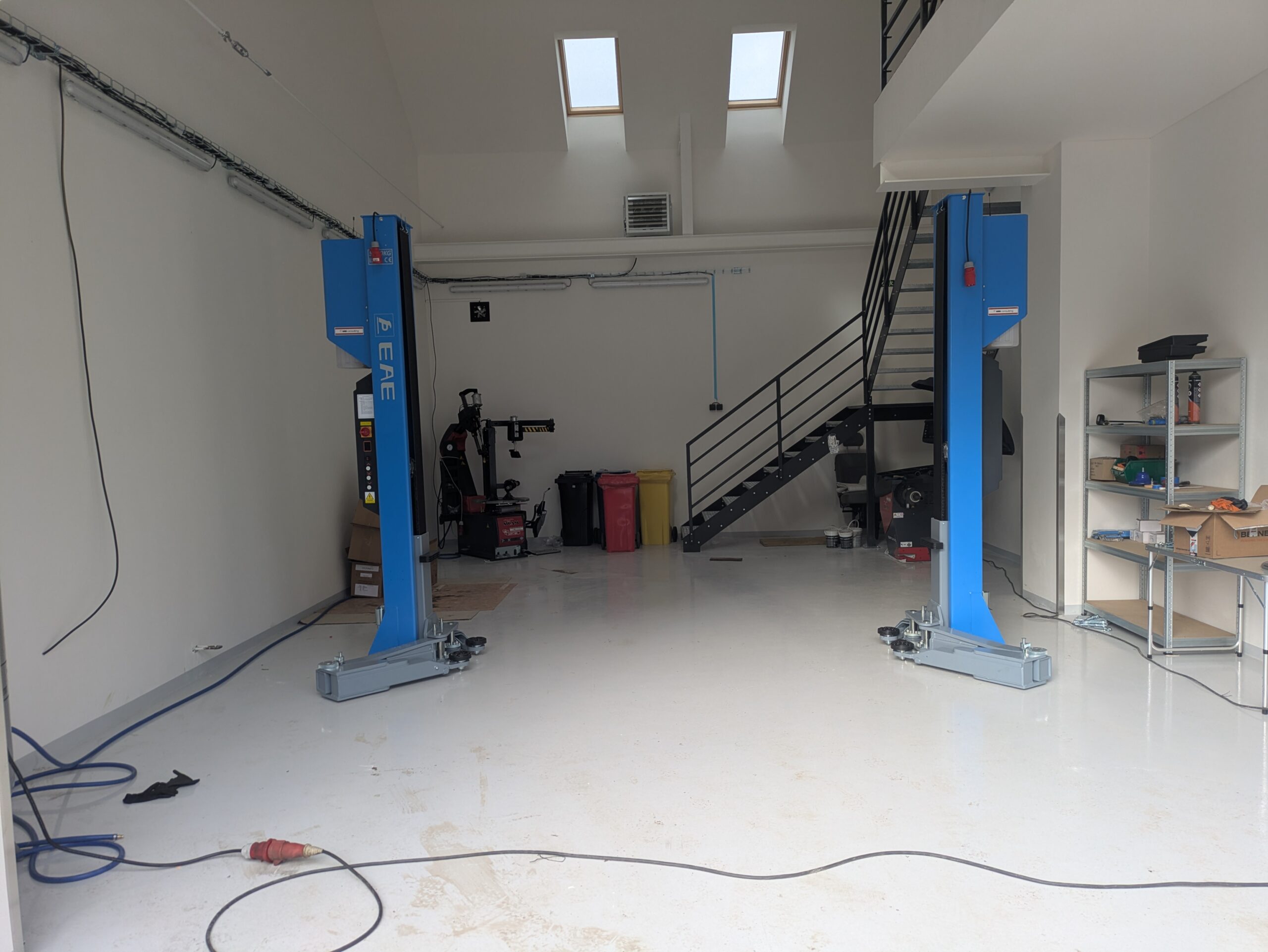 2-sloupový zvedák bez propojení